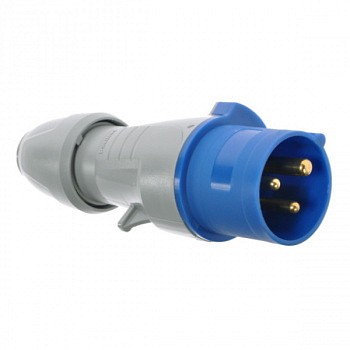 Прямая вилка IP44 200/250В 16A 2К+З P17 Tempra Pro. Legrand