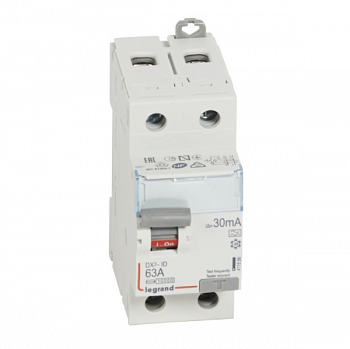 УЗО DX3 2П 30mA 63А тип A. Legrand