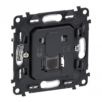 Розетка телефонная RJ11 Legrand. Valena IN'MATIC арт 753068