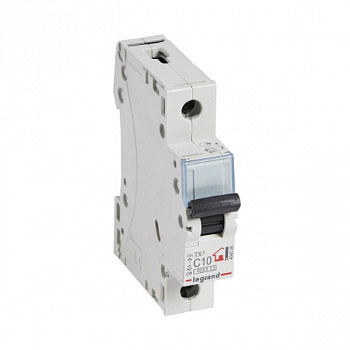 Автоматический выключатель TX3 6kA 10A 1П тип С. Legrand