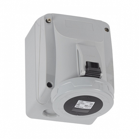 Розетка накладная 32А 3К+З 500В IP67 P17 Tempra Pro. Legrand