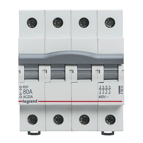 Legrand RX3 Выкл.-разъедин.4П 80A