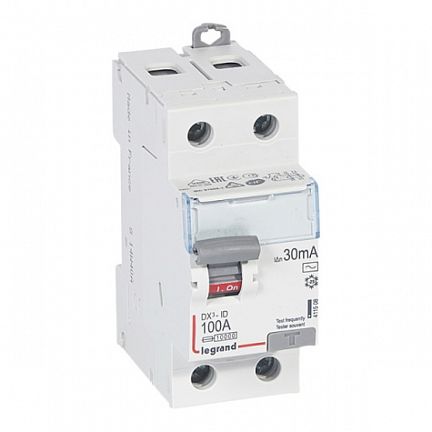 УЗО DX3 2П 30mA 100А тип AC. Legrand арт 411508