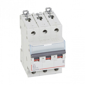 Автоматический выключатель DX3 6000 10kA 3A 3П тип В. Legrand