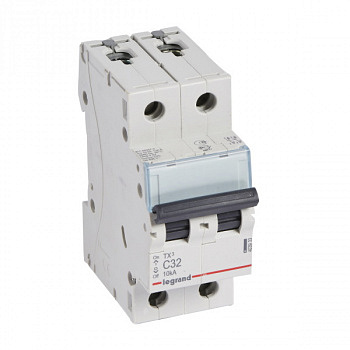 Автоматический выключатель TX3 10kA 32A 2П тип С. Legrand