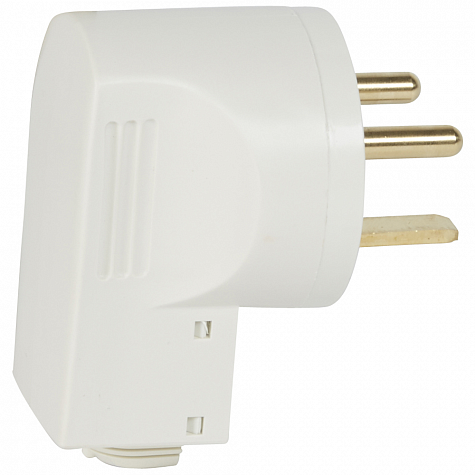 Комплект, силовая розетка 2К+З 20А + Вилка 2К+З 20A IP20 Белый. Legrand