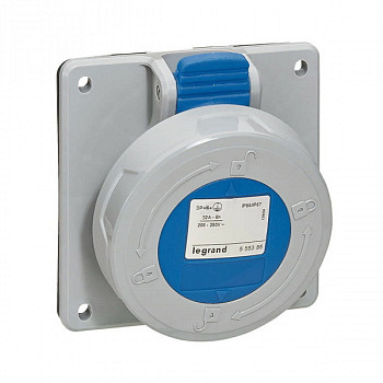 Встраиваемая розетка IP66/67 200/250В 32A 3К+Н+З P17 Tempra Pro. Legrand