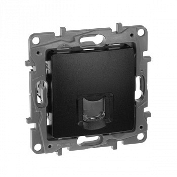 Розетка компьтерная RJ45 UTP кат.6 Антрацит. Legrand Etika