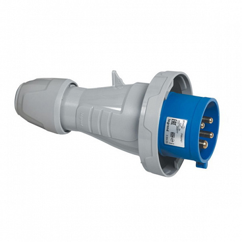 Прямая вилка IP66/67 200/250В 32A 3К+З P17 Tempra Pro. Legrand