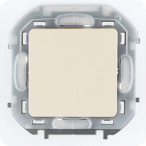 Переключатель IP44 - INSPIRIA - 10 AX - 250 В~ - слоновая кость