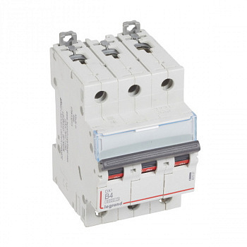 Автоматический выключатель DX3 6000 10kA 4A 3П тип В. Legrand