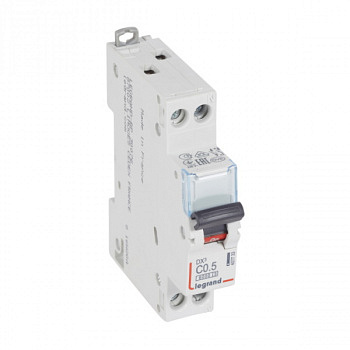 Автоматический выключатель DX3 6000 10kA 0,5A 1П+N тип C. Legrand