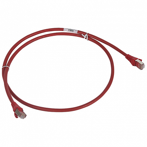 Legrand Коммутационный шнур RJ 45 категория 6 F/UTP LSZH экранированный 2 м красный