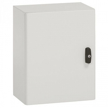Металлический шкаф Atlantic IP66 IK10 RAL 7035 500x400x200 вертикальный. Legrand