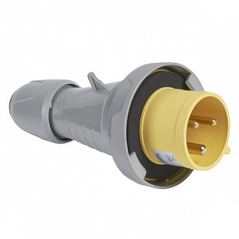 Вилка мобильная 32А 2К+З 130В IP67 P17 Tempra Pro. Legrand
