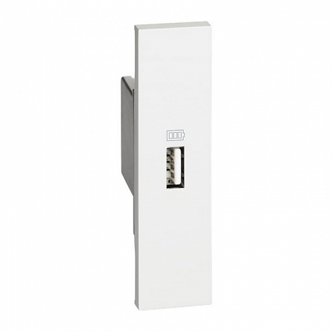 Зарядное устройство USB Стандарт А 1500мА 1 модуль LIVING NOW