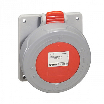 Встраиваемая розетка IP66/67 380/415В 16A 3К+З P17 Tempra Pro. Legrand