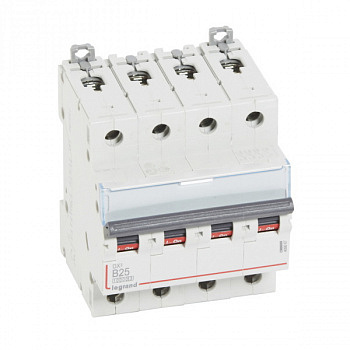 Автоматический выключатель DX3 10000 16kA 25A 4П тип В. Legrand