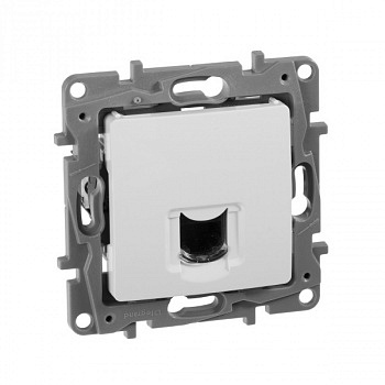 Розетка компьютерная RJ45 UTP кат.6 Белый. Legrand Etika