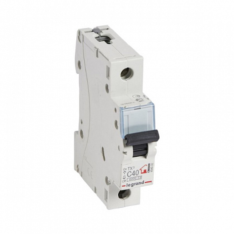 Автоматический выключатель TX3 6kA 40A 1П тип С. Legrand
