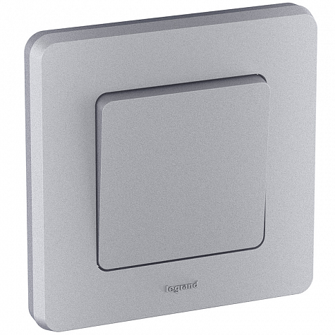 Переключатель IP44 - INSPIRIA - 10 AX - 250 В~ - алюминий