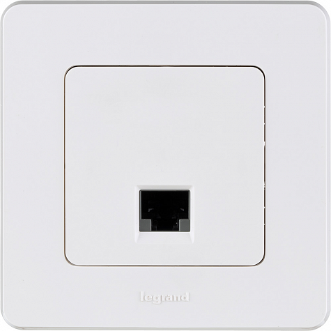 Информационная розетка RJ 45 - категория 6 - UTP - INSPIRIA - белый