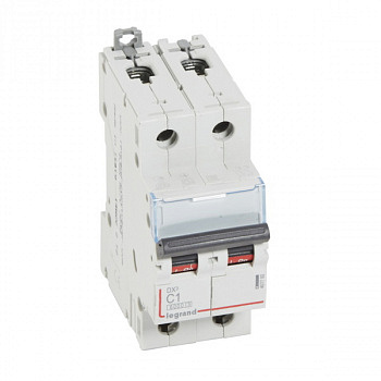 Автоматический выключатель DX3 6000 10kA 1A 2П тип С. Legrand