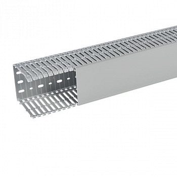Кабель-канал перфорированный Transcab 100x100 мм, Серый. Legrand