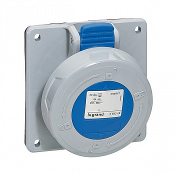 Встраиваемая розетка IP66/67 200/250В 16A 3К+Н+З P17 Tempra Pro. Legrand