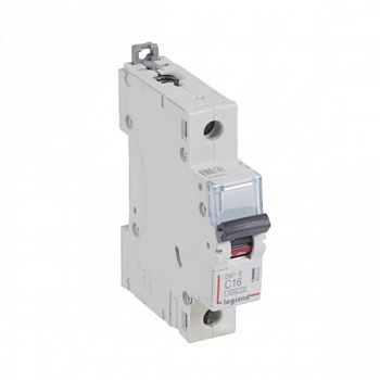 Автоматический выключатель DX3-E 6000 6kA 16A 1П тип С. Legrand