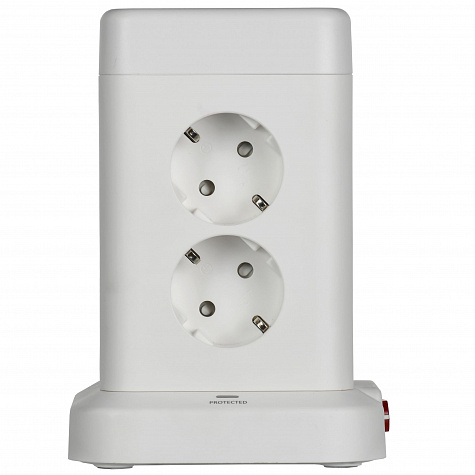 DOMINIC Удлинитель У08K 1,5м 3х1мм2 USB A+C 20Вт Белый