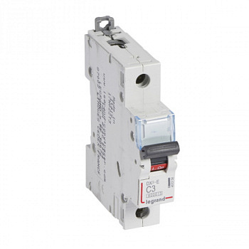Автоматический выключатель DX3-E 6000 6kA 3A 1П тип С. Legrand арт 407258