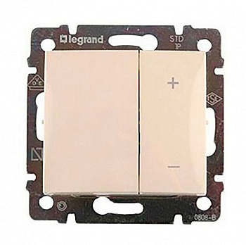 Valena Classic DIY Светорегулятор 60-600 Вт, с клавишами управления, Слоновая кость Legrand