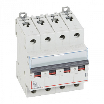 Автоматический выключатель DX3 10000 16kA 3A 4П тип В. Legrand
