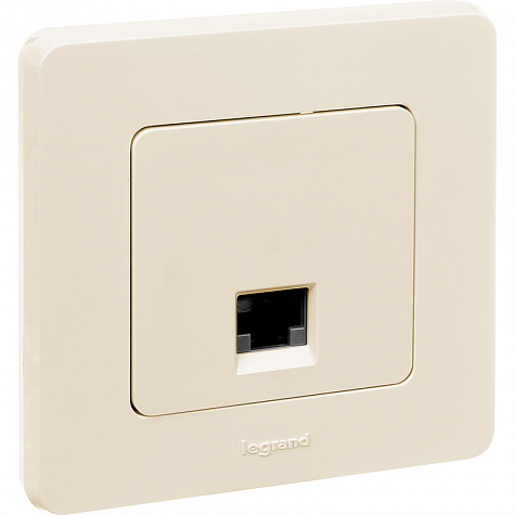 Информационная розетка RJ 45 - категория 6 - UTP - INSPIRIA - слоновая кость