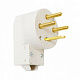 Вилка силовая 3К+З 32А, Белый. Legrand
