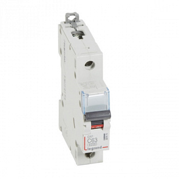 Автоматический выключатель DX3 6000 10kA 63A 1П тип С. Legrand