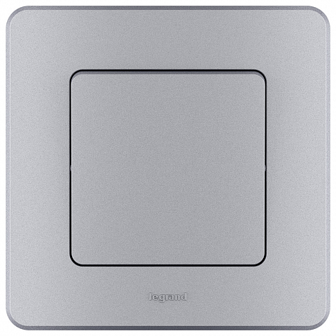 Переключатель IP44 - INSPIRIA - 10 AX - 250 В~ - алюминий