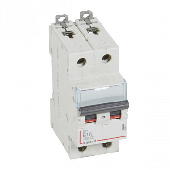 Автоматический выключатель DX3 10000 16kA 16A 2П тип В. Legrand
