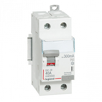 УЗО DX3 2П 300mA 40А тип AC. Legrand арт 411525