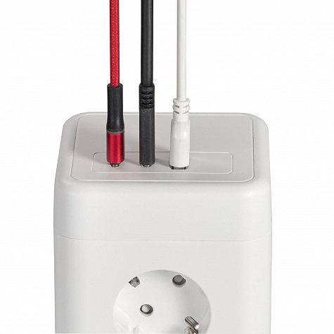 DOMINIC Удлинитель У08K 1,5м 3х1мм2 USB A+C 20Вт Белый