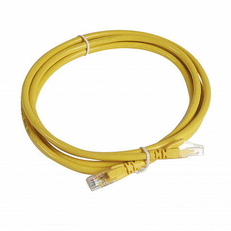 Legrand Патч-корд U/UTP 6а PVC 2м жёлт.