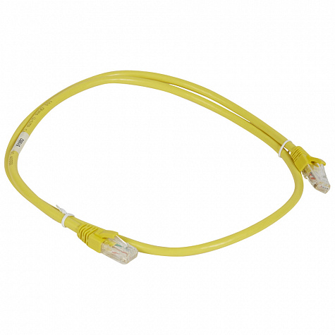 Legrand Патч-корд U/UTP 6а PVC 2м жёлт.