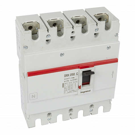 Legrand DRX250 фиксированный 4P 175А 18кА