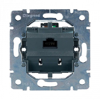Розетка компьютерная RJ45 UTP кат.6, монтаж на винтах. Legrand Galea Life
