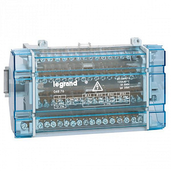 Модульный распределительный блок 4П 125 A 16 подключений. Legrand