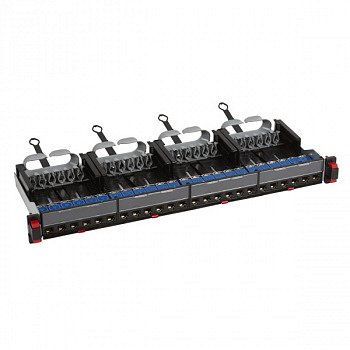 Патч-панель укомплектованная-19''-1U-категория 6-STP-24xRJ 45. Legrand