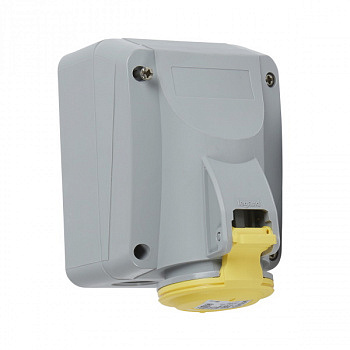 Розетка накладная IP44 100/130В 16A 2К+З P17 Tempra Pro. Legrand