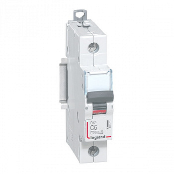 Автоматический выключатель DX3 10000 16kA 6A 1П тип С. Legrand