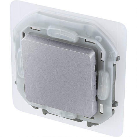 Переключатель IP44 - INSPIRIA - 10 AX - 250 В~ - алюминий